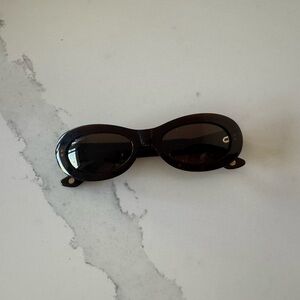 Vintage Chanel Oval Brown 5007 Sunglasses